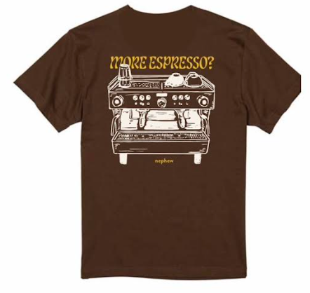 more espresso? Tシャツ　ブラウン