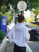 sew far, sew good フーディー - Gray