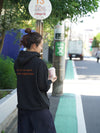 sew far, sew good フーディー - Black