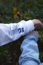 "Nothing wrong with the blue berry pie" Long sleeve T-shirt - Blue