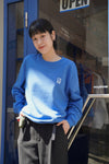 nephew  flower sweatshirt_blue