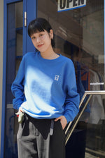 nephew  flower sweatshirt_blue