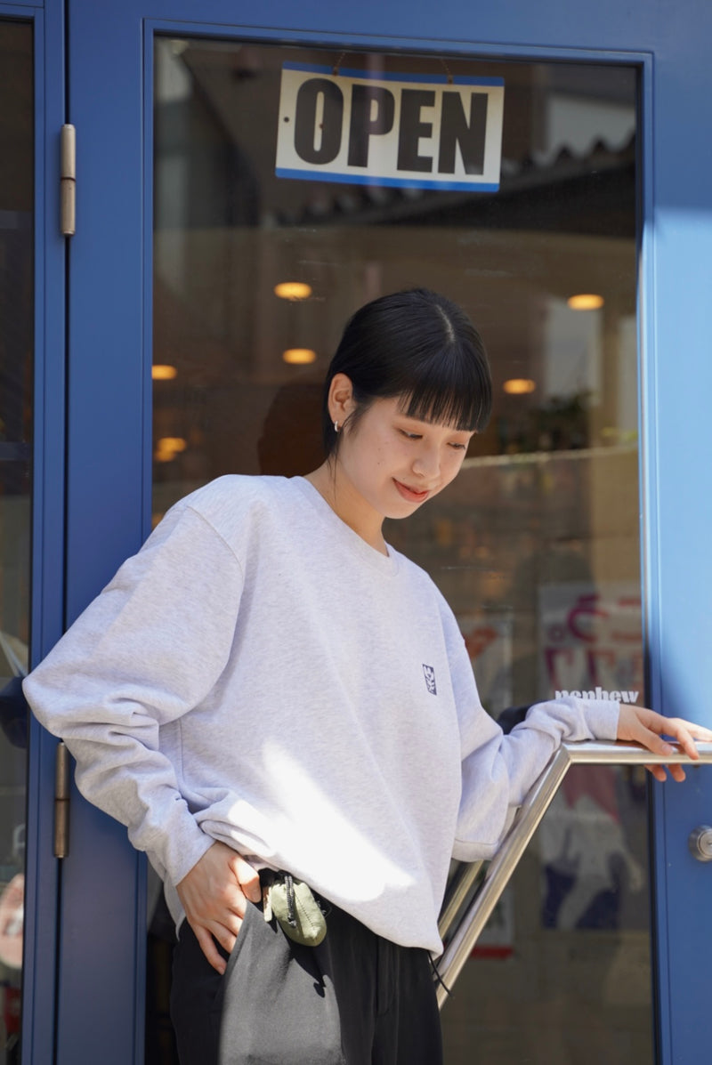 nephew  flower sweatshirt_gray