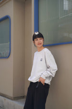 nephew  flower sweatshirt_gray