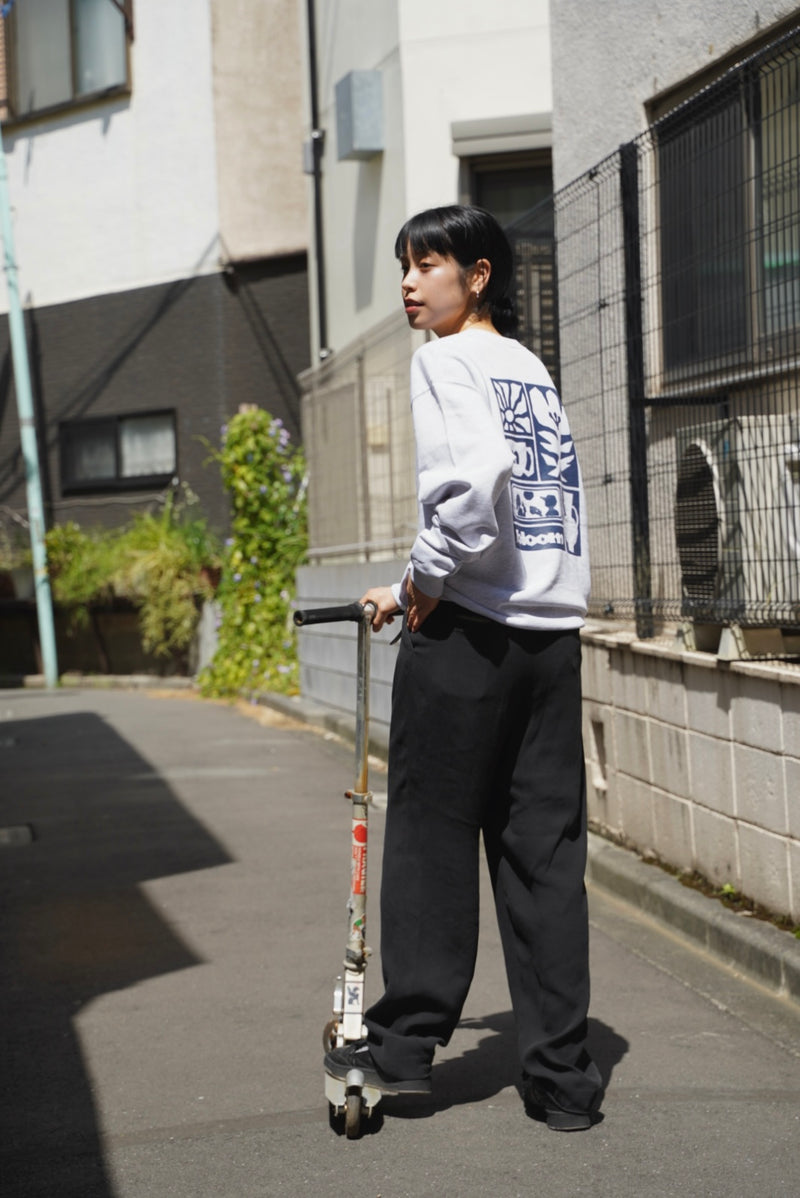 nephew  flower sweatshirt_gray