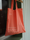 sew tote bag Coral
