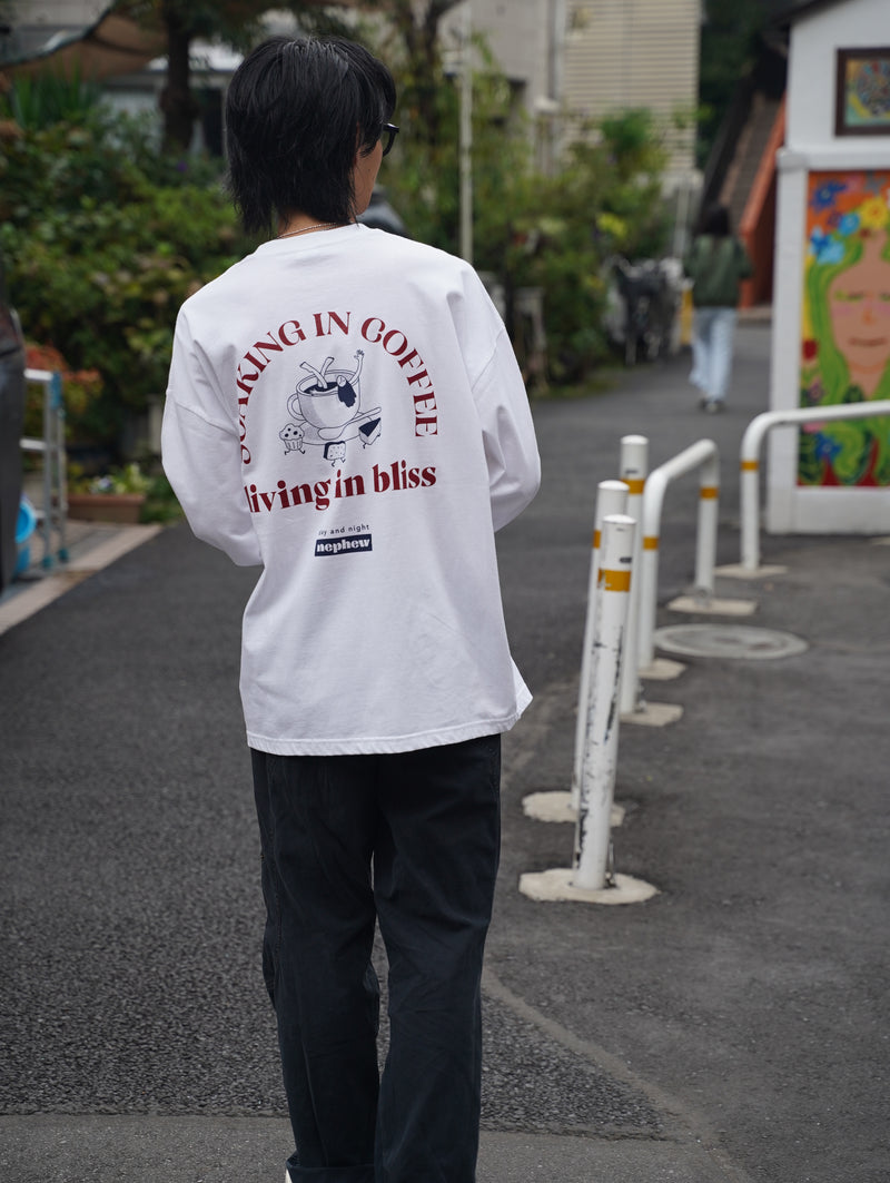 [Soaking Coffee] Long sleeve t-shirt