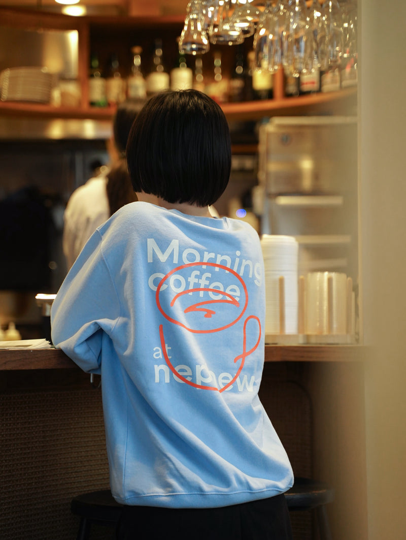 Morning Coffee Sweat -Vintage Saxe blue