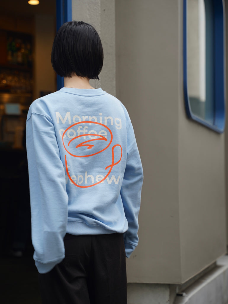 Morning Coffee Sweat -Vintage Saxe blue