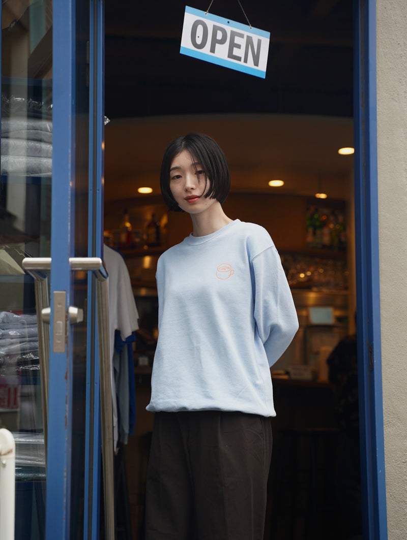 Morning Coffee Sweat -Vintage Saxe blue