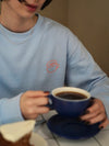 Morning Coffee Sweat -Vintage Saxe blue