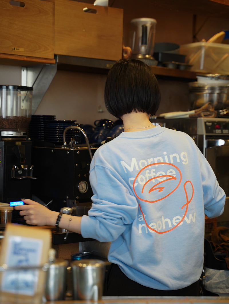 Morning Coffee Sweat -Vintage Saxe blue