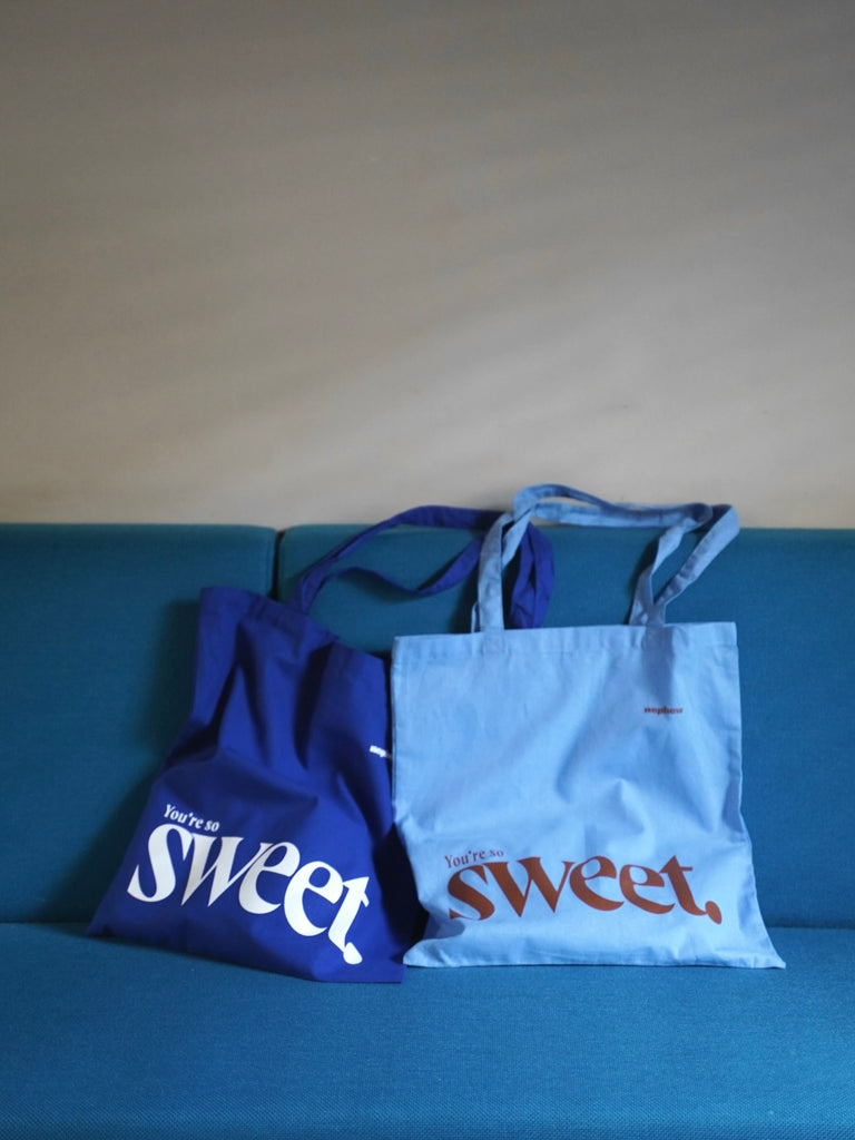 Sweetトートバッグ Light blue