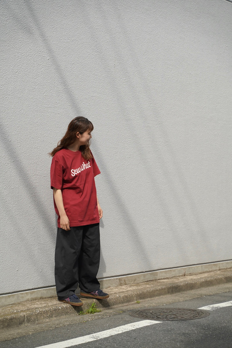sew what Tシャツ - Burgundy