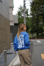nephew  flower sweatshirt_blue