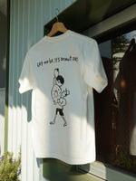 sew donut  day T-shirt　ホワイト