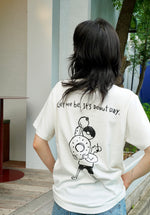 sew donut  day T-shirt　ホワイト