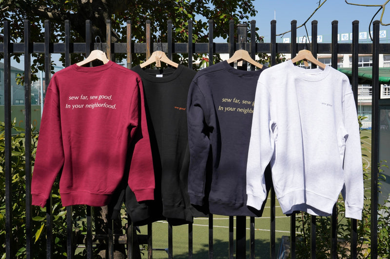 sew far, sew good. スウェット - Navy