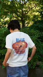 「Blueberry Cream Cheese Muffin」 T-shirt / White