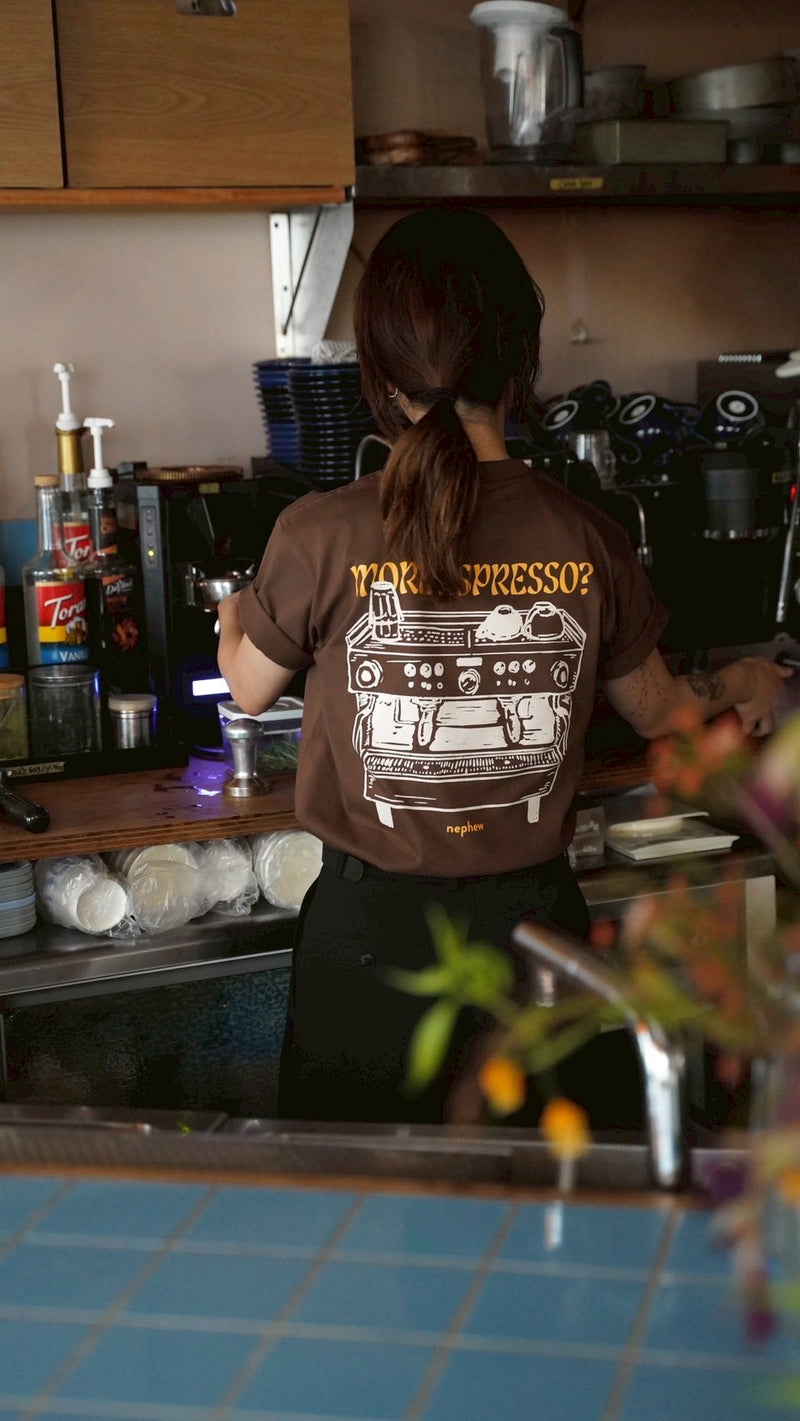 more espresso? Tシャツ　ブラウン