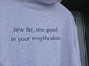 sew far, sew good フーディー - Gray