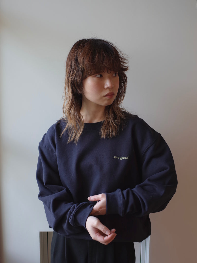 sew far, sew good. スウェット - Navy
