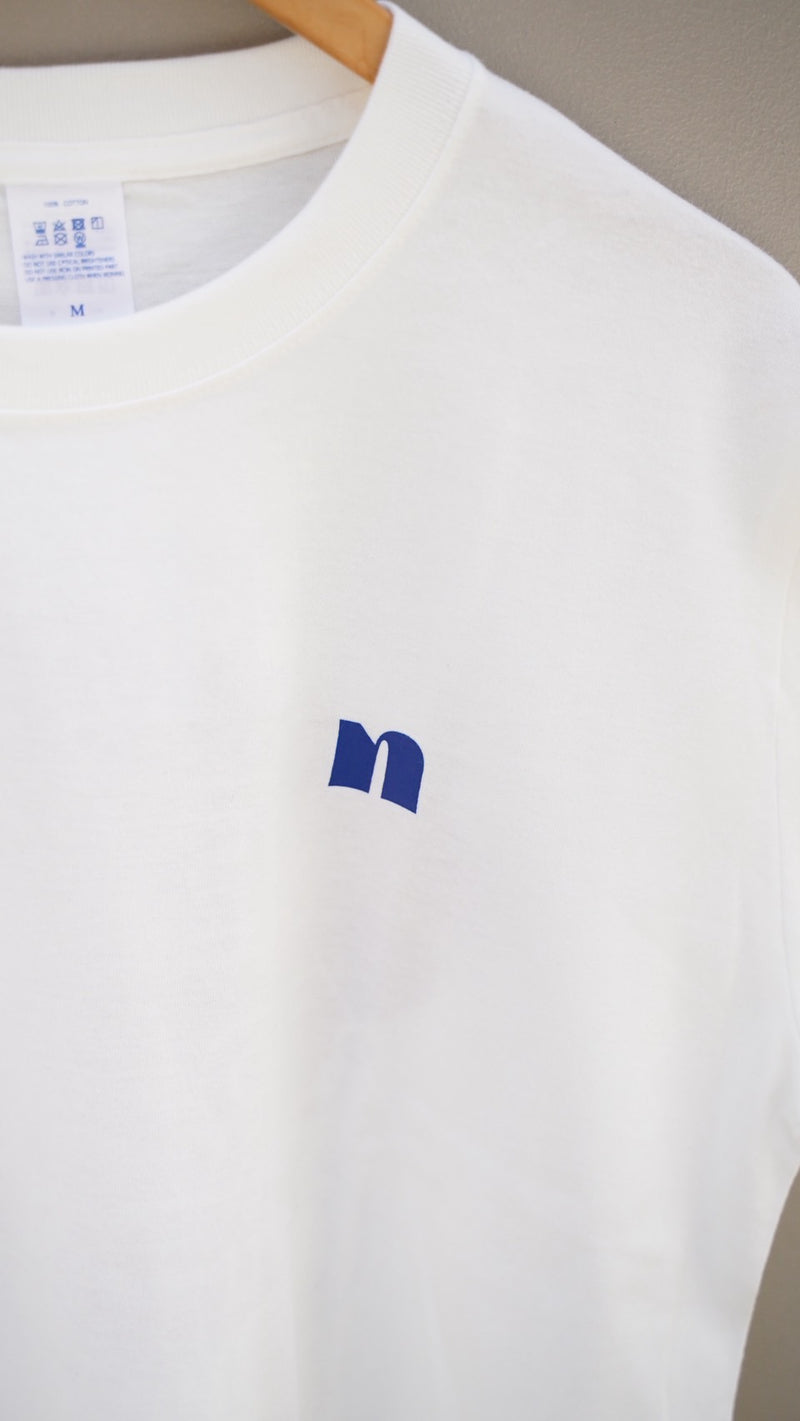 「Blueberry Cream Cheese Muffin」 T-shirt / White