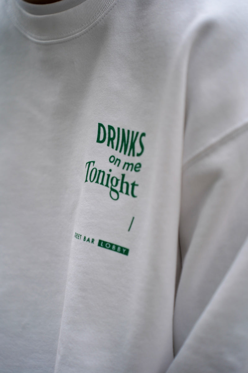 LOBBY "DRINKS ON ME" sweat shirt