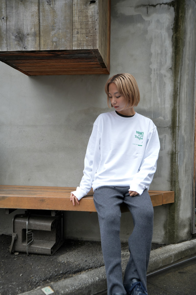 LOBBY "DRINKS ON ME" sweat shirt