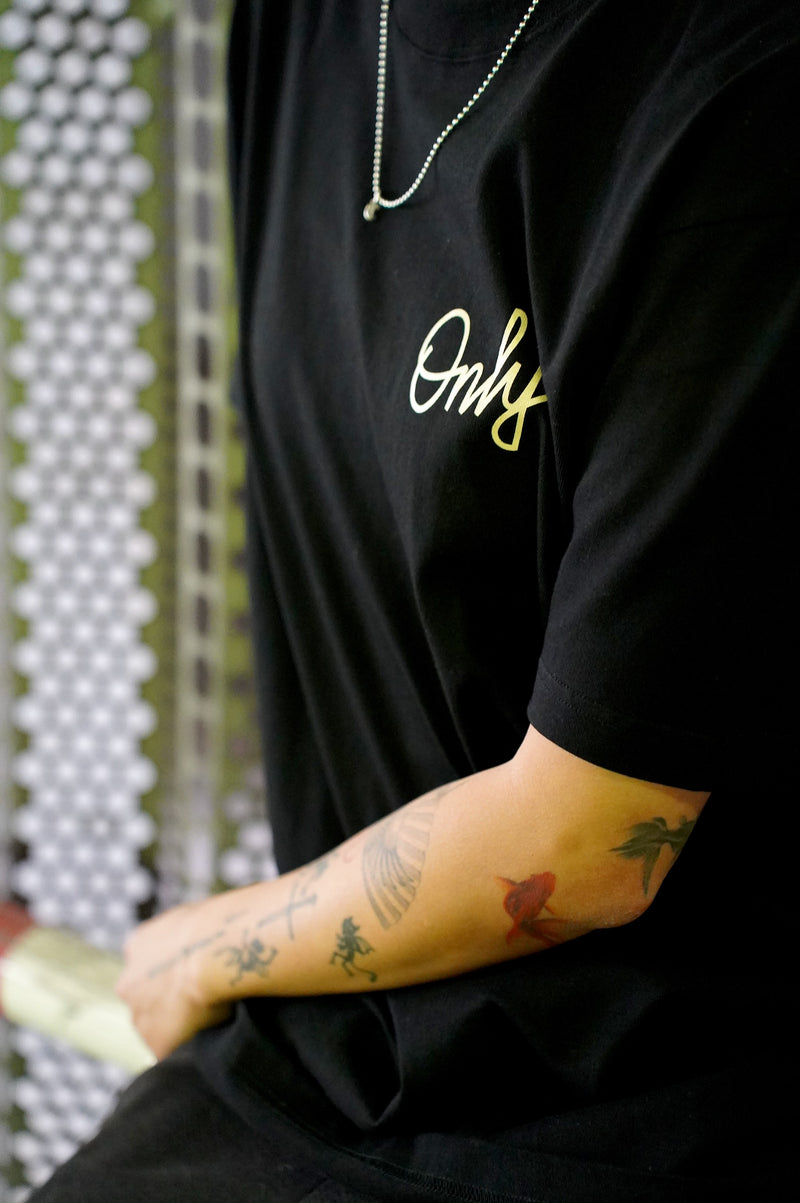 Staff Only vinyl T shirts