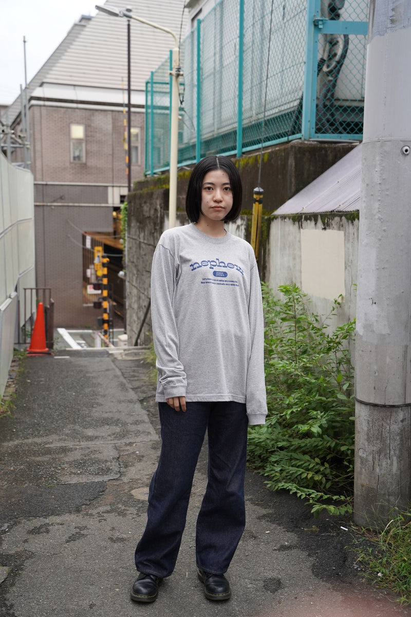 nephew カレッジロンT / Gray